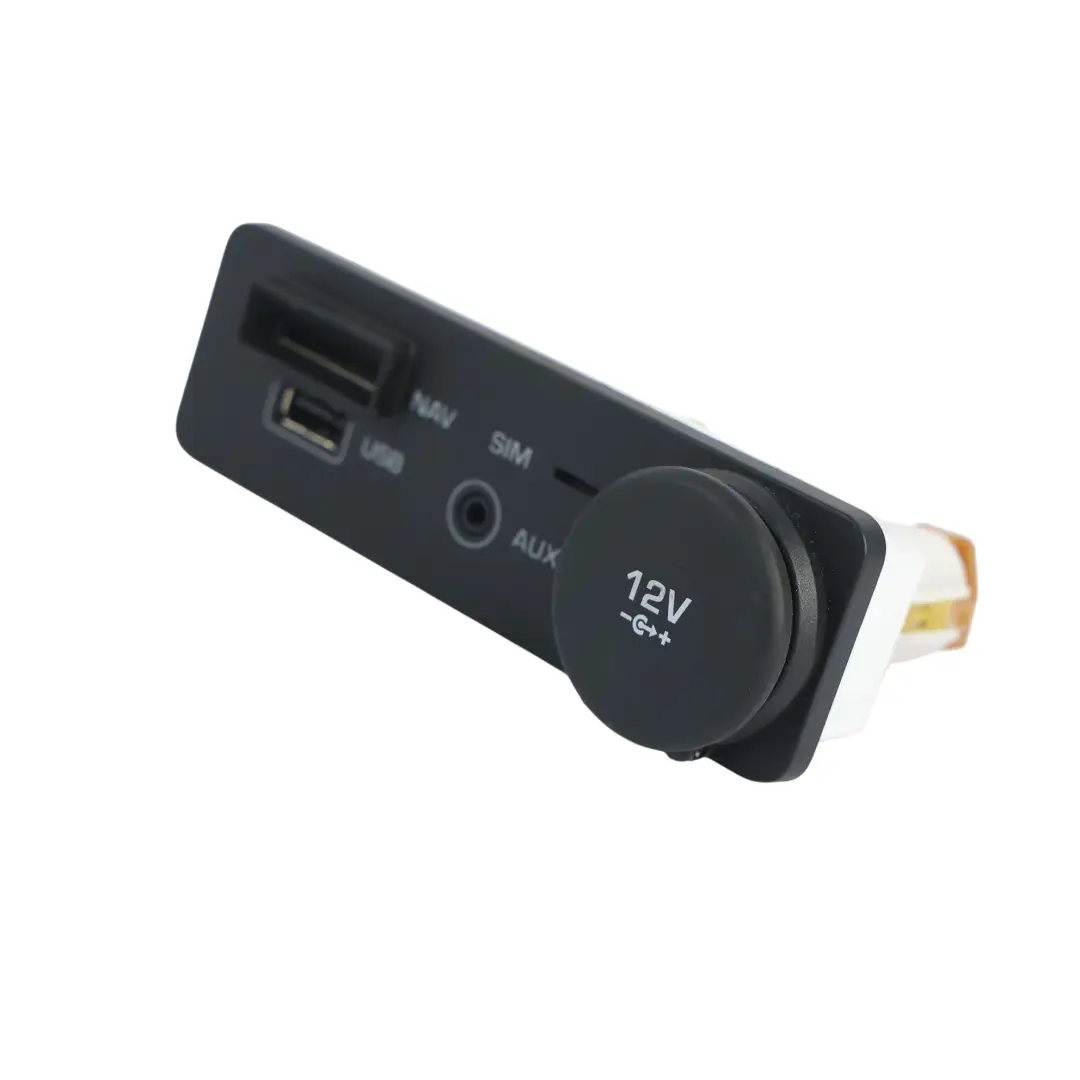 Multimedia Connection AUX Sim Socket Input Panel to Jaguar XF X260 with Part number JX63-19C166-EA Jaguar XF X260 Multimedia Connection AUX Sim Socket Input Panel - SKU JX63-19C166-EA - Part number JX63-19C166-EA