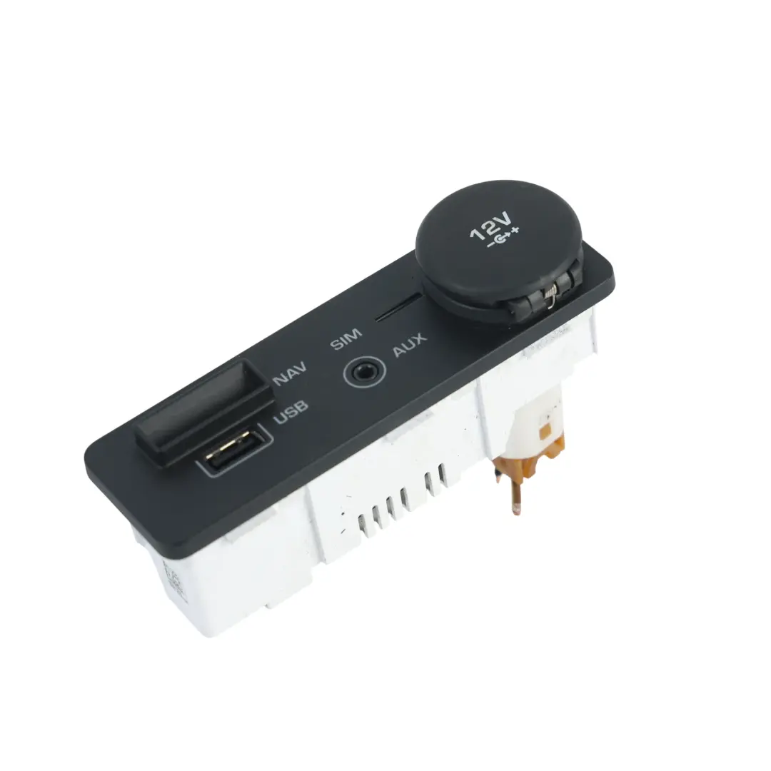 Multimedia Connection AUX Sim Socket Input Panel to Jaguar XF X260 with Part number JX63-19C166-EA Jaguar XF X260 Multimedia Connection AUX Sim Socket Input Panel - SKU JX63-19C166-EA - Part number JX63-19C166-EA