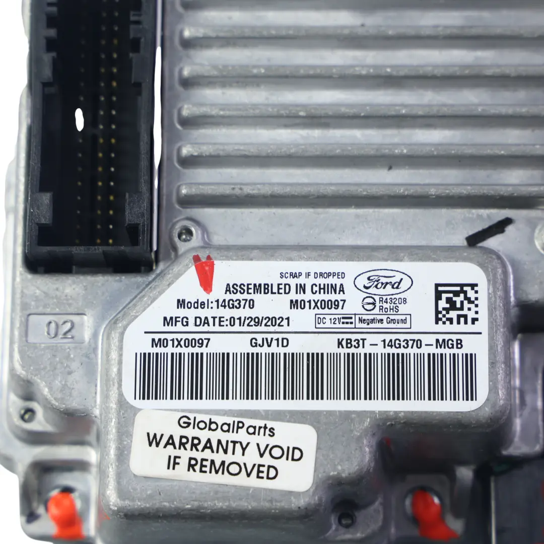 Ford Ranger Wildtrak Mk6 Sat Nav Radio Display Screen Unit - SKU KB3T-14G370-MGB - Part number KB3T-14G370-MGB