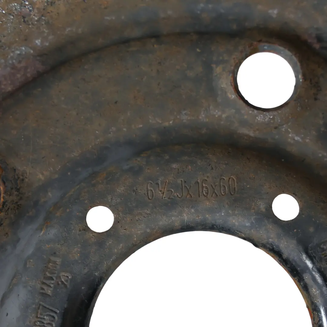 Roue de Secours Acier 16" 6.5J ET60 215/65 pour Ford Transit Custom à propos du numéro de pièce KK21-1015-CA Ford Transit Custom Roue de Secours Acier 16" 6.5J ET60 215/65 - SKU KK21-1015-CA - Numéro de pièce KK21-1015-CA