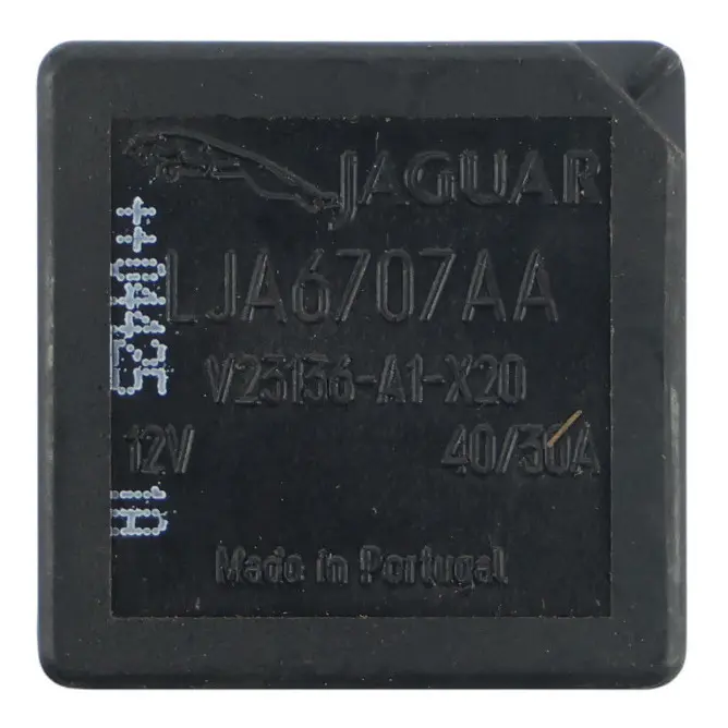 Jaguar XK8 X100 Black 5 Pin Fuse Relay Module Unit - SKU LJA6707AA - Part number LJA6707AA
