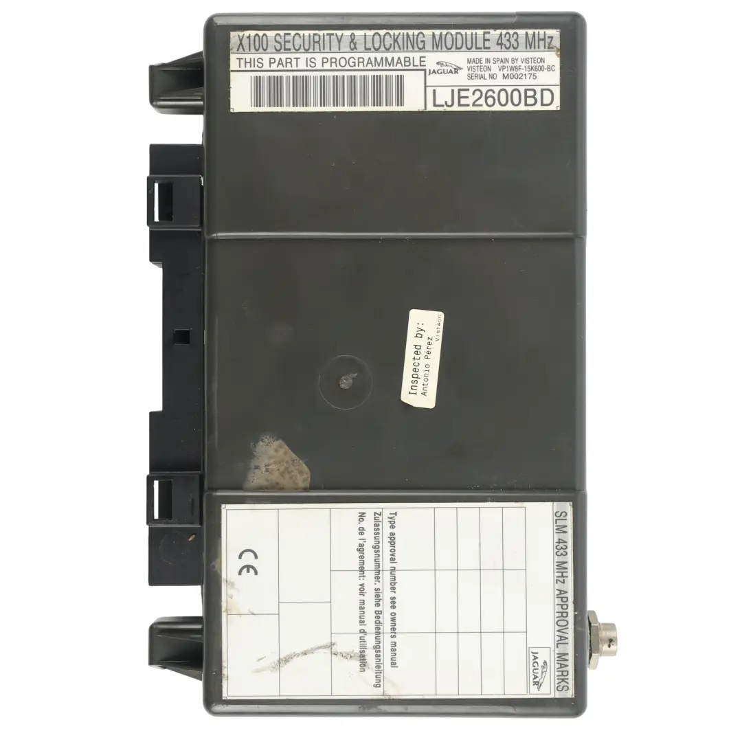 Jaguar XK8 X100 Security Locking Module Central Locking Control Unit - SKU LJE2600BD - Part number LJE2600BD