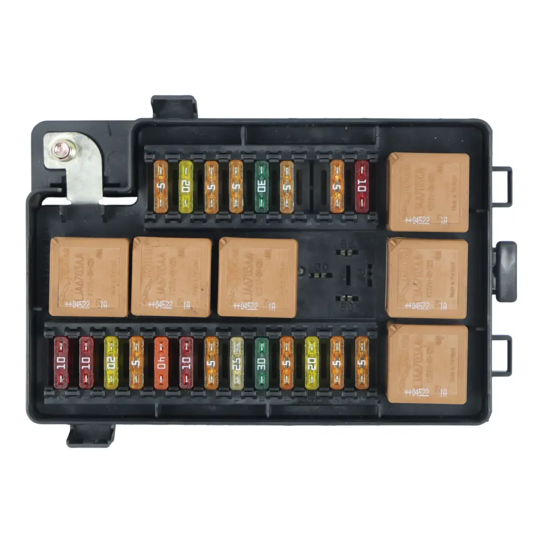 Trunk Boot Mounted Fusebox Fuse Box Module Unit 518798004 to Jaguar Xk8 X100 with Part number LJG2822BB Jaguar Xk8 X100 Trunk Boot Mounted Fusebox Fuse Box Module Unit 518798004 - SKU LJG2822BB - Part number LJG2822BB