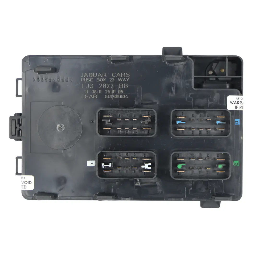 Trunk Boot Mounted Fusebox Fuse Box Module Unit 518798004 to Jaguar Xk8 X100 with Part number LJG2822BB Jaguar Xk8 X100 Trunk Boot Mounted Fusebox Fuse Box Module Unit 518798004 - SKU LJG2822BB - Part number LJG2822BB