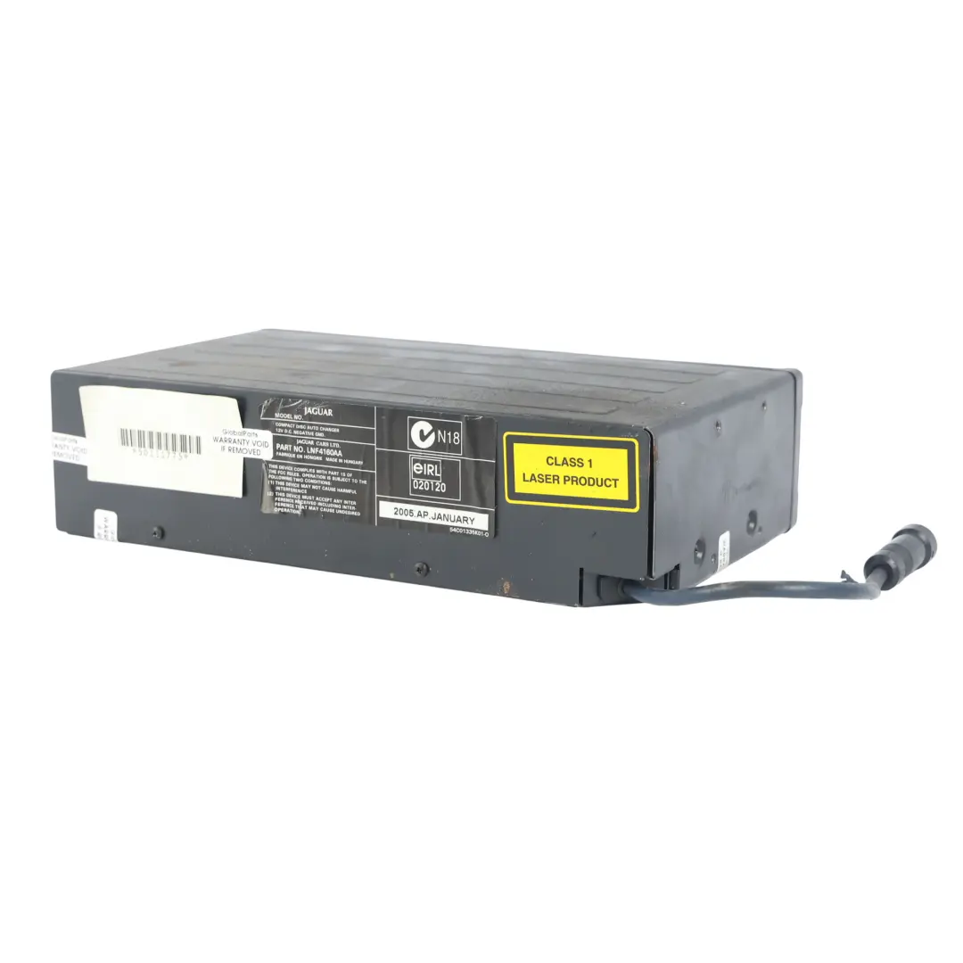 Changer Compact Disc Autochanger Unit to Jaguar XK8 X100 CD with Part number LNF4160AA Jaguar XK8 X100 CD Changer Compact Disc Autochanger Unit - SKU LNF4160AA - Part number LNF4160AA