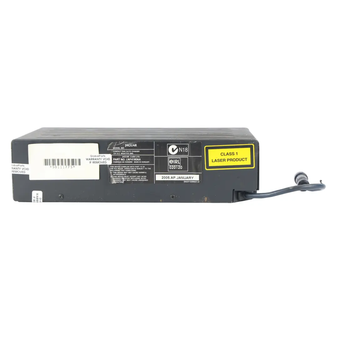 Wechsler Compact Disc Autochanger Einheit für Jaguar XK8 X100 CD mit Teilenummer LNF4160AA Jaguar XK8 X100 CD Wechsler Compact Disc Autochanger Einheit - SKU LNF4160AA - Teilenummer LNF4160AA