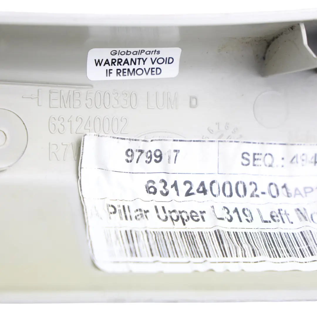 Säule Verkleidung Innen Links Grau für Land Rover Discovery 4 L319 A mit Teilenummer LR013140 Land Rover Discovery 4 L319 A Säule Verkleidung Innen Links Grau - SKU LR013140-1 - Teilenummer LR013140