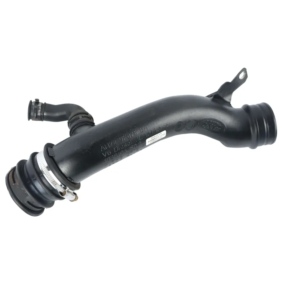 Duct Turbocharger Inlet Left N/S AH22-9F876-BA to Range Rover Sport L320 Air with Part number LR013805 Range Rover Sport L320 Air Duct Turbocharger Inlet Left N/S AH22-9F876-BA - SKU LR013805- - Part number LR013805