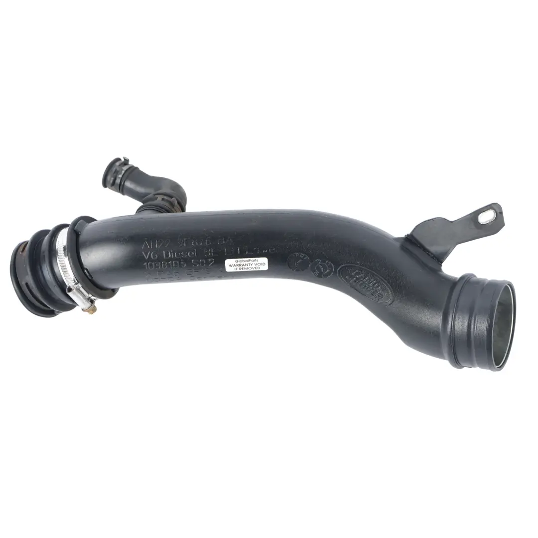 Range Rover Sport L320 Air Duct Turbocharger Inlet Left N/S AH22-9F876-BA - SKU LR013805- - Part number LR013805