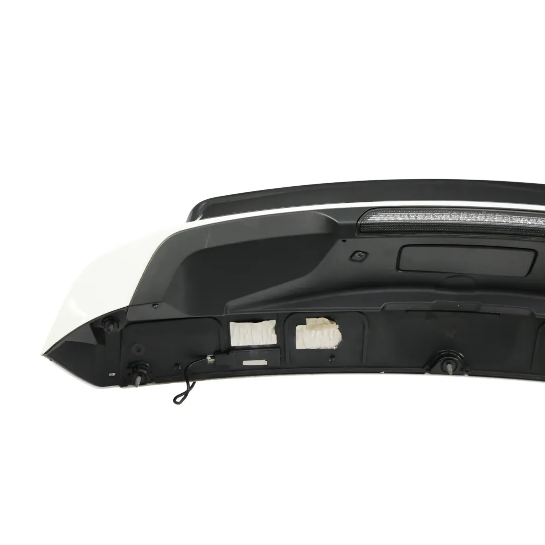 Wing Tailgate Spoiler Trim Cover Fuji White - 867 to Range Rover Evoque L538 Rear with Part number LR027054 Range Rover Evoque L538 Rear Wing Tailgate Spoiler Trim Cover Fuji White - 867 - SKU LR027054-FWH - Part number LR027054