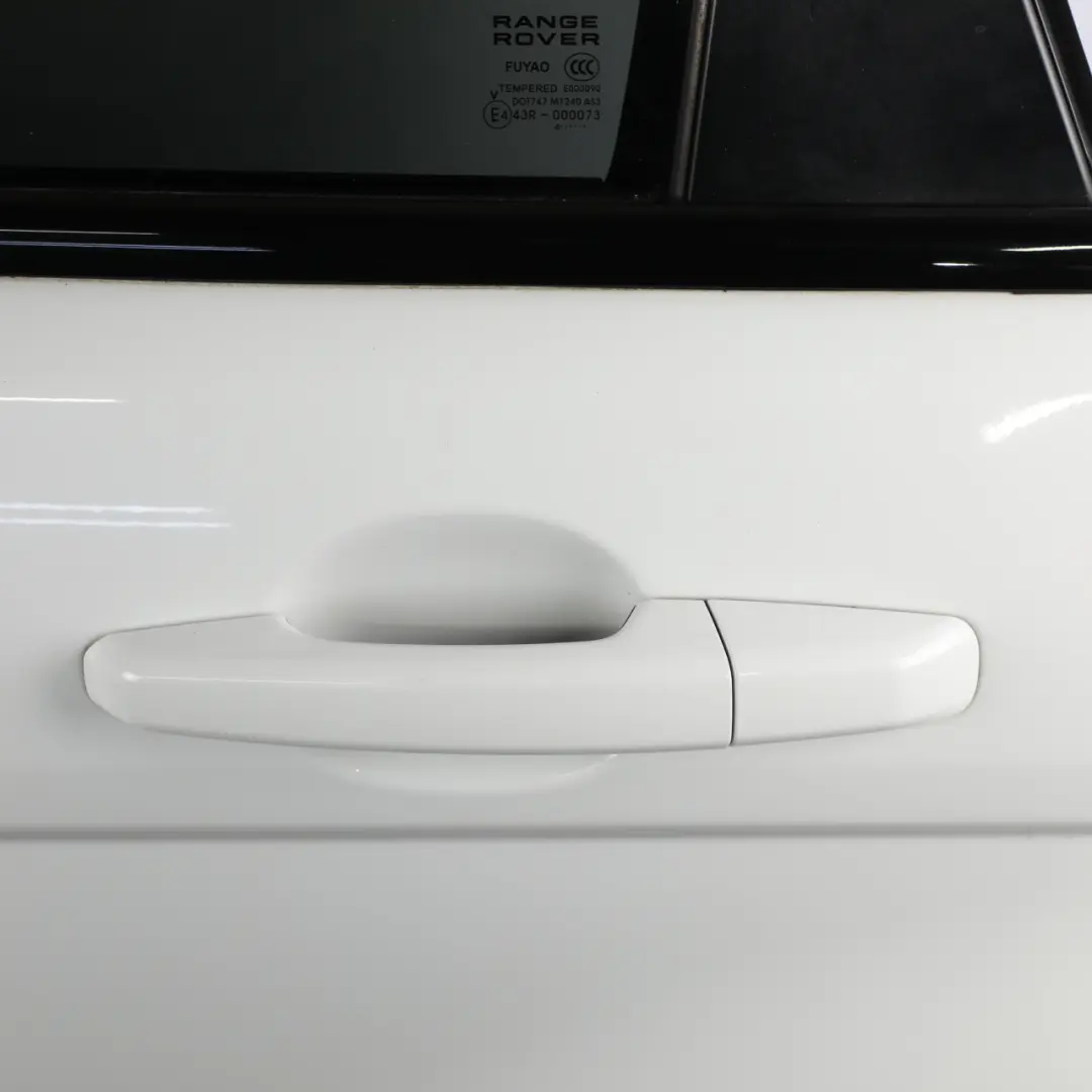 Door Rear Left N/S Fuji White - 867 to Range Rover Evoque L538 with Part number LR028557 Range Rover Evoque L538 Door Rear Left N/S Fuji White - 867 - SKU LR028557-FWH - Part number LR028557