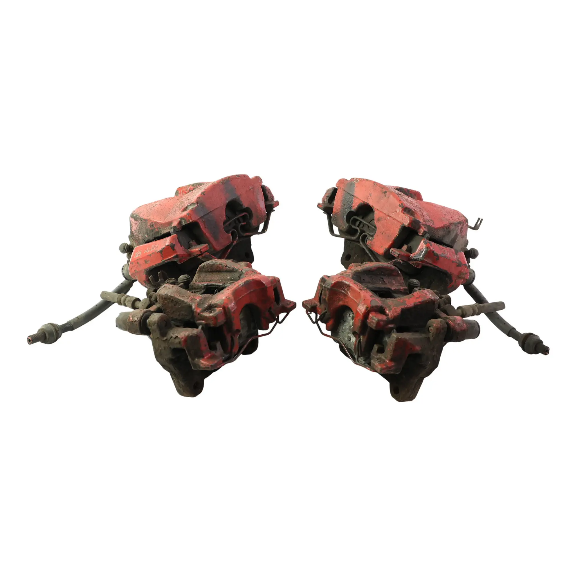 Range Rover L538 Brake Caliper Set Front Rear Left Right N/O/S Red Painted