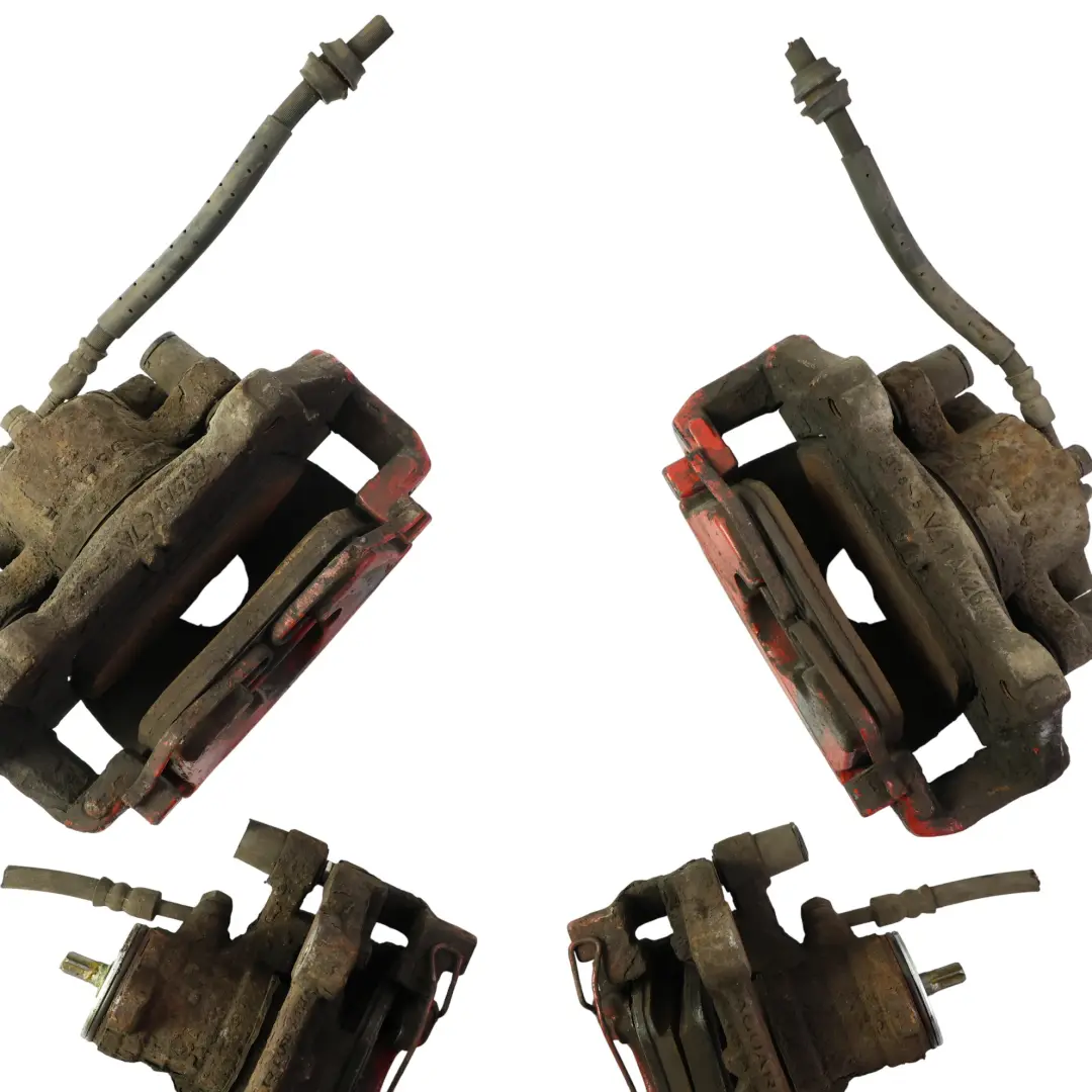 Bremssattel Satz Vorne Hinten Links Rechts Rot Lackiert für Range Rover L538 mit Teilenummer LR061381 Range Rover L538 Bremssattel Satz Vorne Hinten Links Rechts Rot Lackiert - SKU LR061381-1 - Teilenummer LR061381