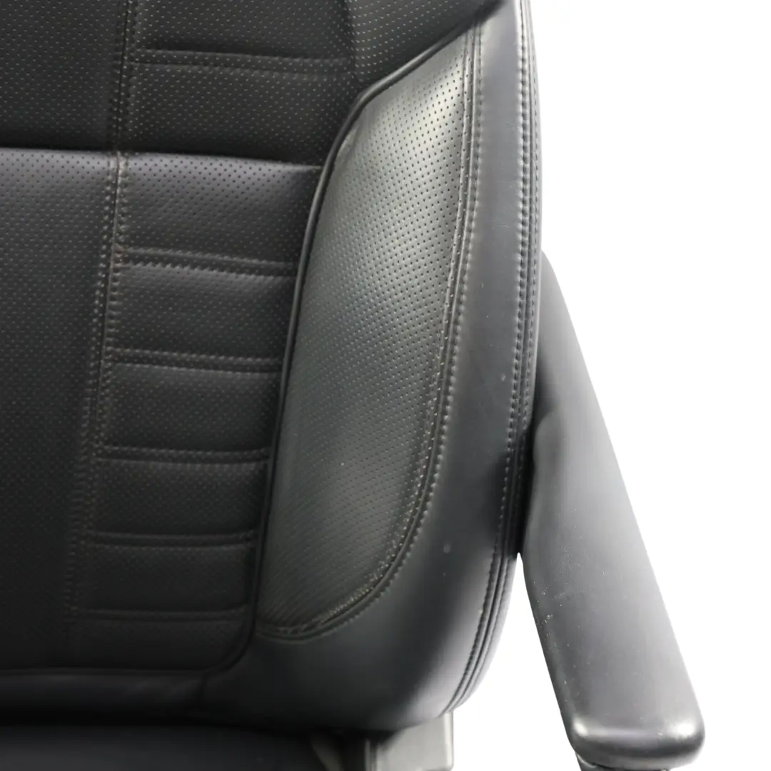 Range Rover L494 Front Seat Electric Heated Right O/S Black Leather Perforated - SKU LR067658 - Part number LR067658