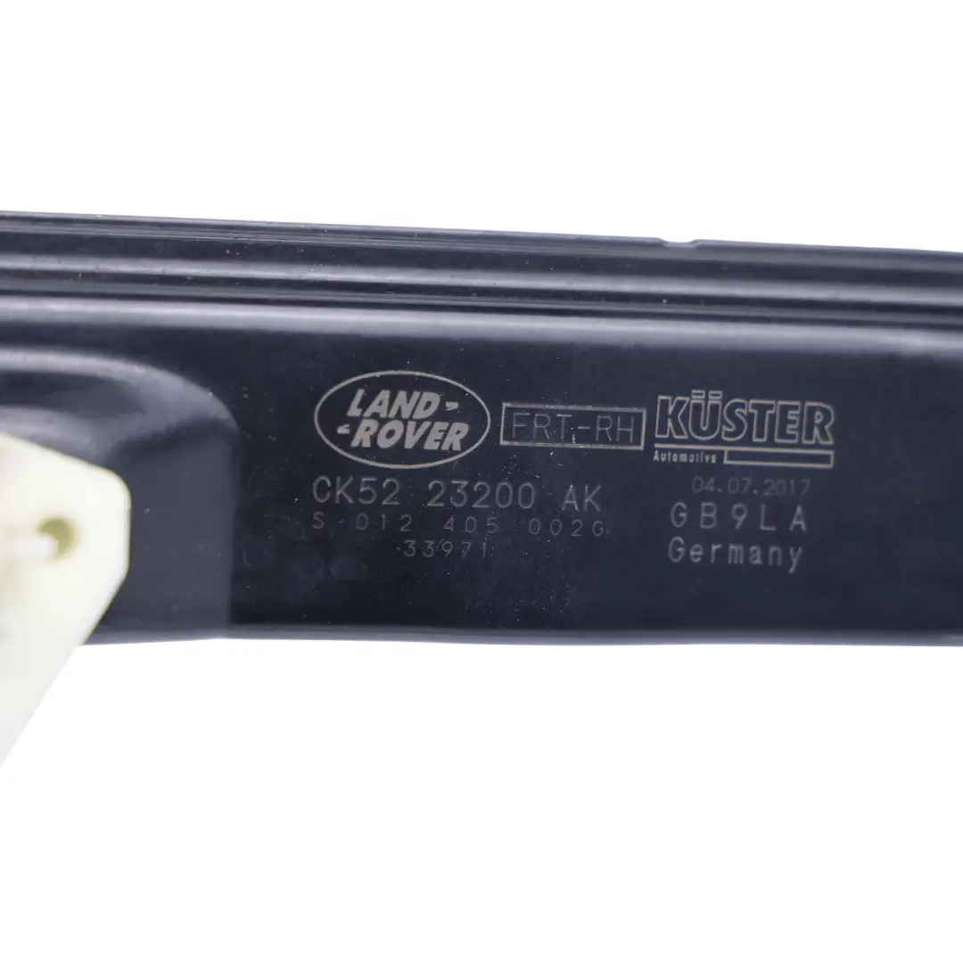 Range Rover L405 Front Side Door Window Motor Regulator Right O/S CK52-23200-AK - SKU LR078163 - Part number LR078163