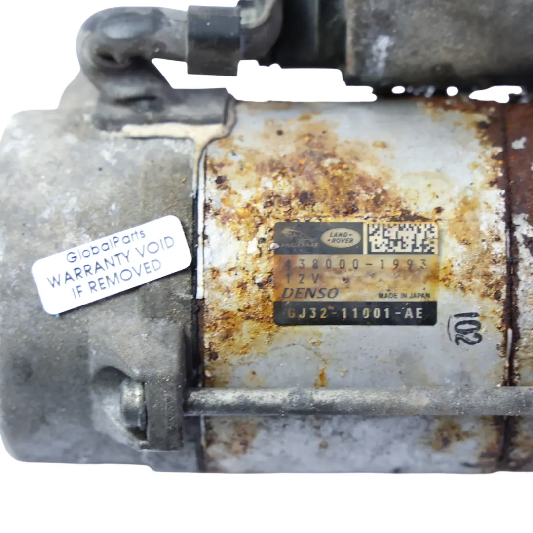 Starter Motor Denso GJ32-11001-AE to Land Rover Discovery Sport L550 2.0 Diesel with Part number LR085507 Land Rover Discovery Sport L550 2.0 Diesel Starter Motor Denso GJ32-11001-AE - SKU LR085507-1 - Part number LR085507