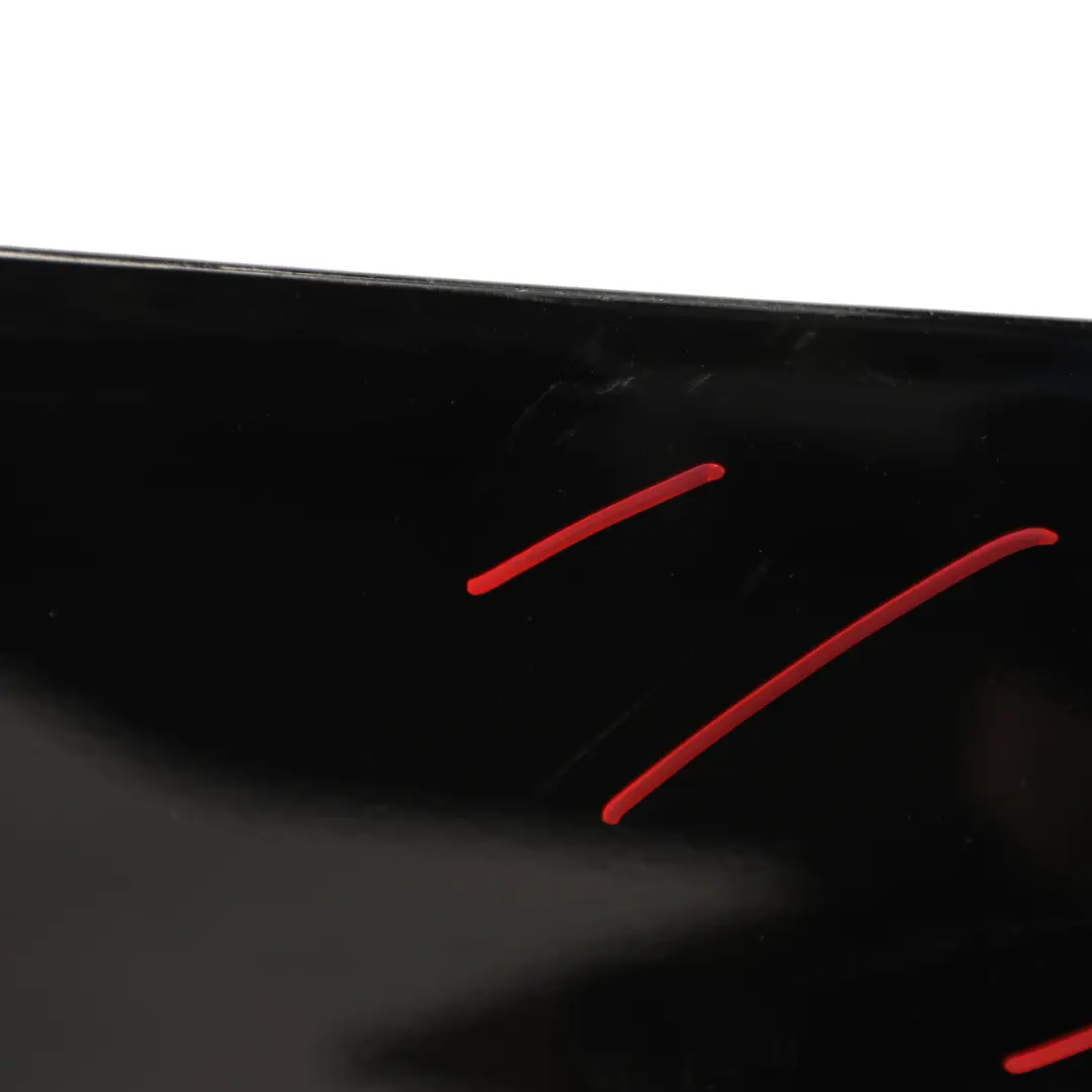 Spoiler Wing Panel Ebony Black - 1807 to Land Rover Discovery Sport L550 Rear with Part number LR123678 Land Rover Discovery Sport L550 Rear Spoiler Wing Panel Ebony Black - 1807 - SKU LR123678-EBB - Part number LR123678