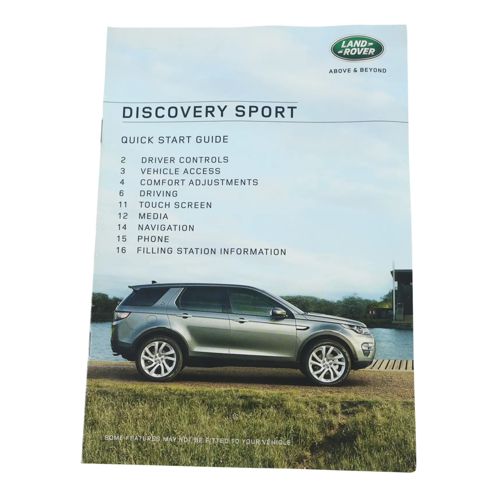 Land Rover Discovery Guía Inicio Rápido Folleto Manual Usuario LRL109563161