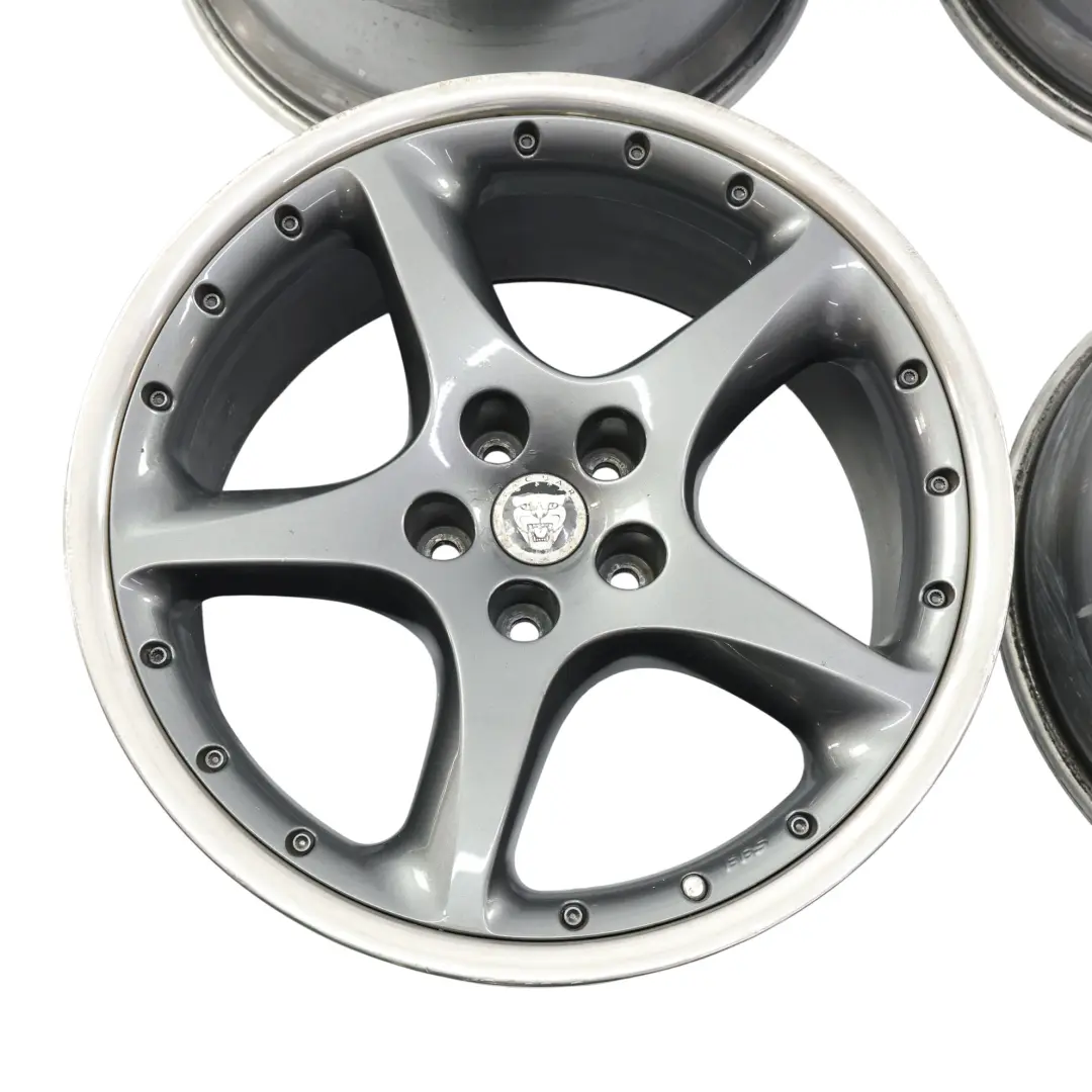 Front Rear BBS Detroit Wheel Rim Set 20" MXD6156BB to Jaguar XF X250 with Part number MXD6156AB Jaguar XF X250 Front Rear BBS Detroit Wheel Rim Set 20" MXD6156BB - SKU MXD6156AB-GY-SET - Part number MXD6156AB