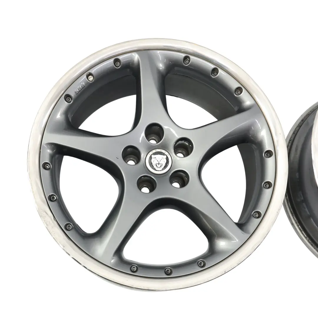Front Rear BBS Detroit Wheel Rim Set 20" MXD6156BB to Jaguar XF X250 with Part number MXD6156AB Jaguar XF X250 Front Rear BBS Detroit Wheel Rim Set 20" MXD6156BB - SKU MXD6156AB-GY-SET - Part number MXD6156AB