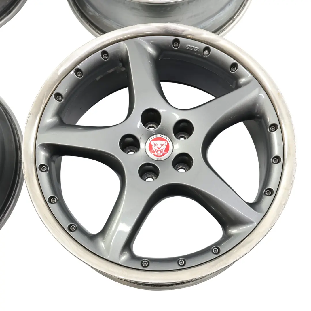 Jaguar XF X250 Front Rear BBS Detroit Wheel Rim Set 20" MXD6156BB - SKU MXD6156AB-GY-SET - Part number MXD6156AB