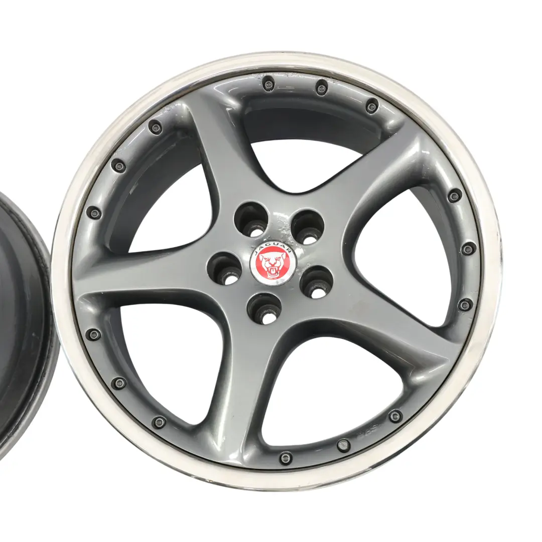Jaguar XF X250 Juego Llantas BBS Detroit Delantero Trasero 20" MXD6156 - SKU MXD6156AB-GY-SET - Número de pieza MXD6156AB