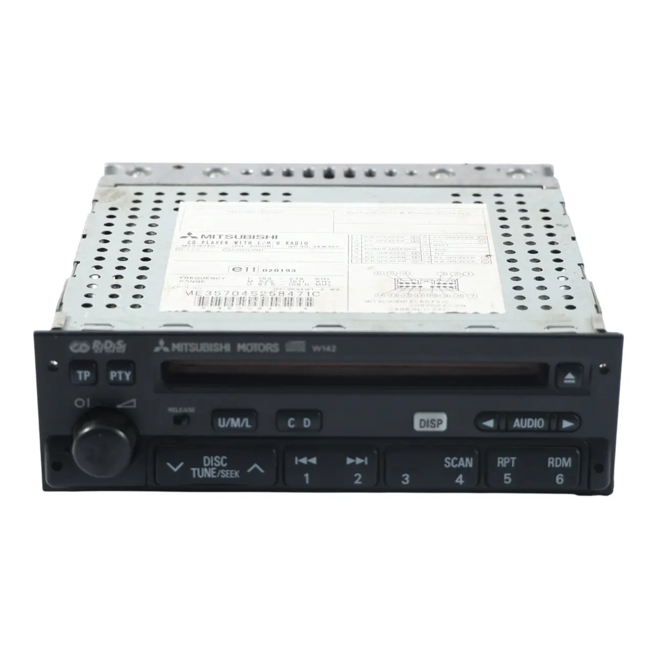 Mitsubishi Shogun CD Player Radio Multimedia Head Unit MZ312720