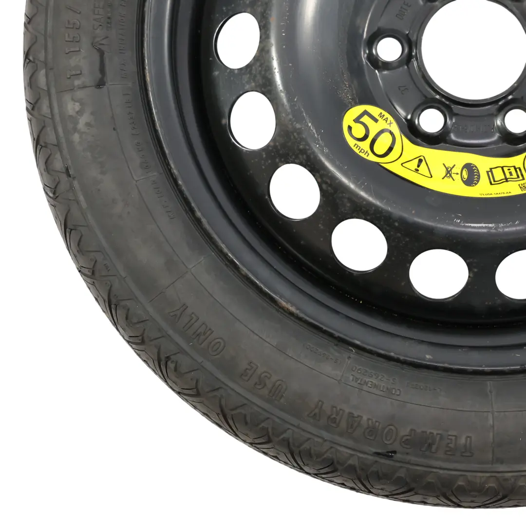 Mk2 Rueda Repuesto Acero 17" Continental 155/70 para Ford Transit Custom con número de pieza PZ31-1015-CA Ford Transit Custom Mk2 Rueda Repuesto Acero 17" Continental 155/70 - SKU PZ31-1015-CA - Número de pieza PZ31-1015-CA