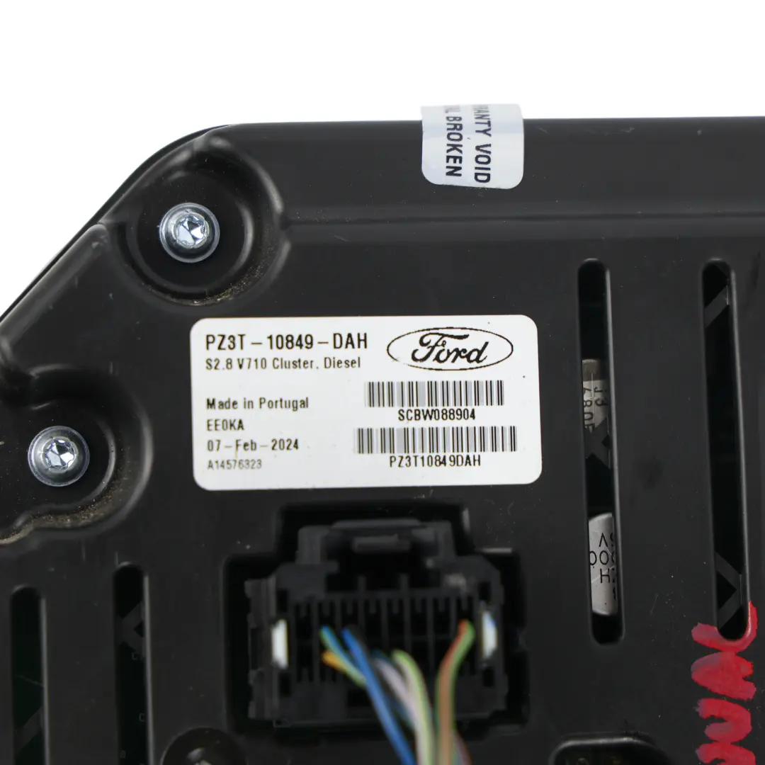 Ford Transit Custom Mk2 Kombiinstrument Tacho Diesel Schalter - SKU PZ3T-10849-DAH - Teilenummer PZ3T-10849-DAH