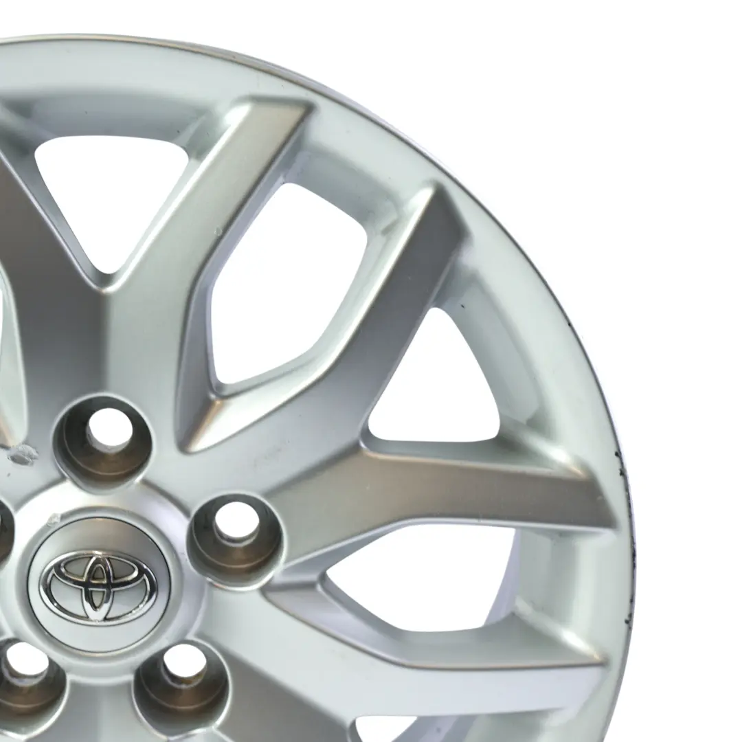 Toyota Auris Mk1 Alloy Wheel Rim Silver 16" 6.5J ET:45 - SKU PZ474-E067D-Z-1 - Part number PZ474-E067D-Z