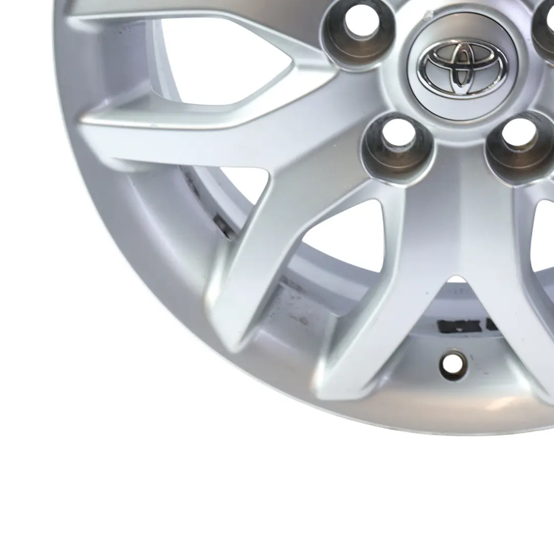 Mk1 Alloy Wheel Rim Silver 16" 6.5J ET:45 to Toyota Auris with Part number PZ474-E067D-Z Toyota Auris Mk1 Alloy Wheel Rim Silver 16" 6.5J ET:45 - SKU PZ474-E067D-Z-1 - Part number PZ474-E067D-Z