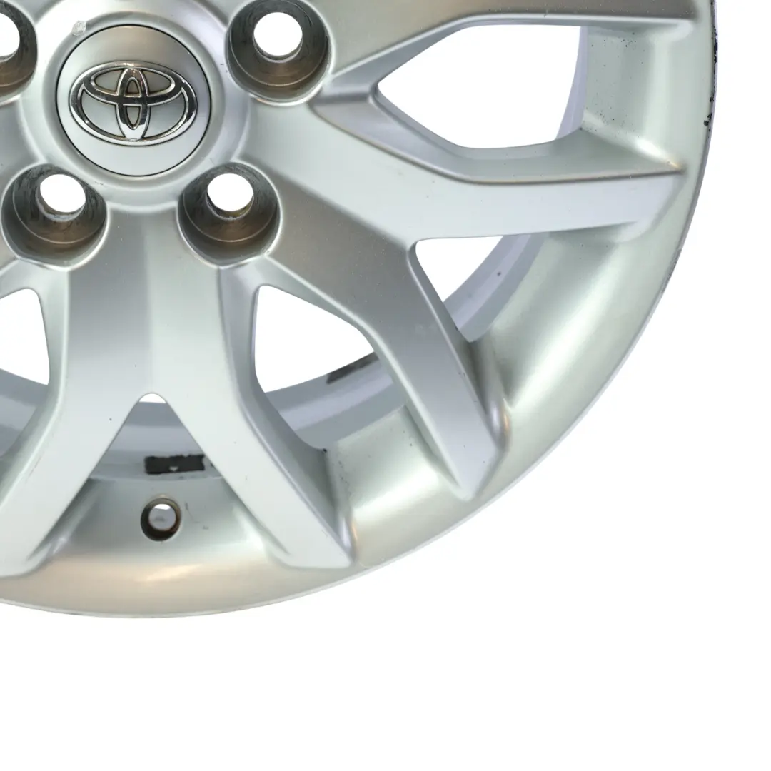 Toyota Auris Mk1 Alloy Wheel Rim Silver 16" 6.5J ET:45 - SKU PZ474-E067D-Z-1 - Part number PZ474-E067D-Z
