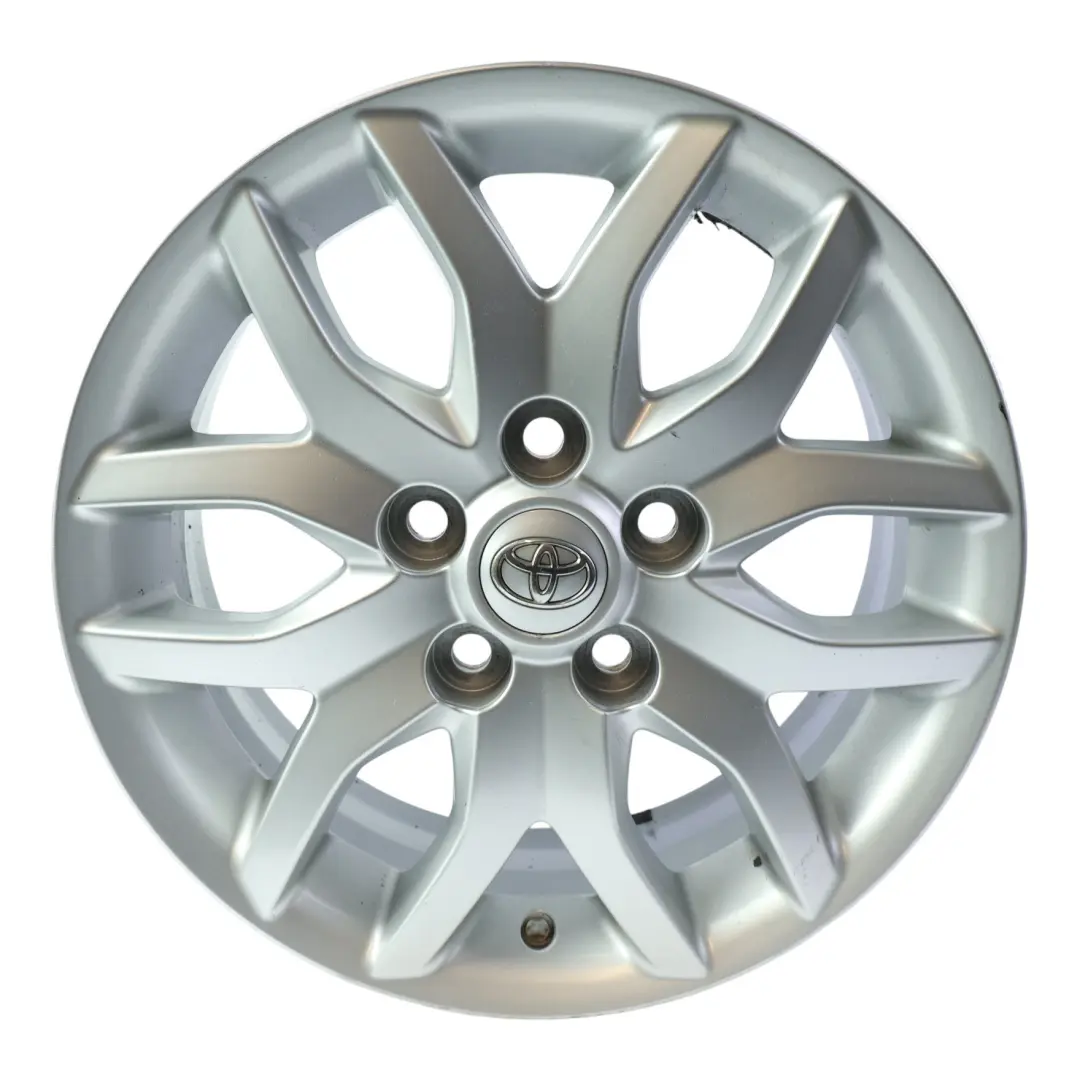 Mk1 Alloy Wheel Rim Silver 16" 6.5J ET:45 to Toyota Auris with Part number PZ474-E067D-Z Toyota Auris Mk1 Alloy Wheel Rim Silver 16" 6.5J ET:45 - SKU PZ474-E067D-Z-2 - Part number PZ474-E067D-Z