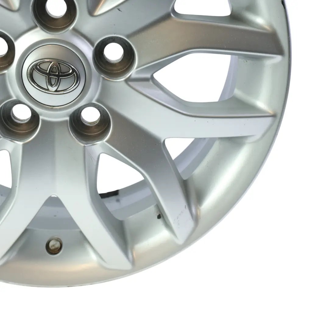 Toyota Auris Mk1 Llanta Aleación Plateado 16" 6.5J ET:45 - SKU PZ474-E067D-Z-2 - Número de pieza PZ474-E067D-Z