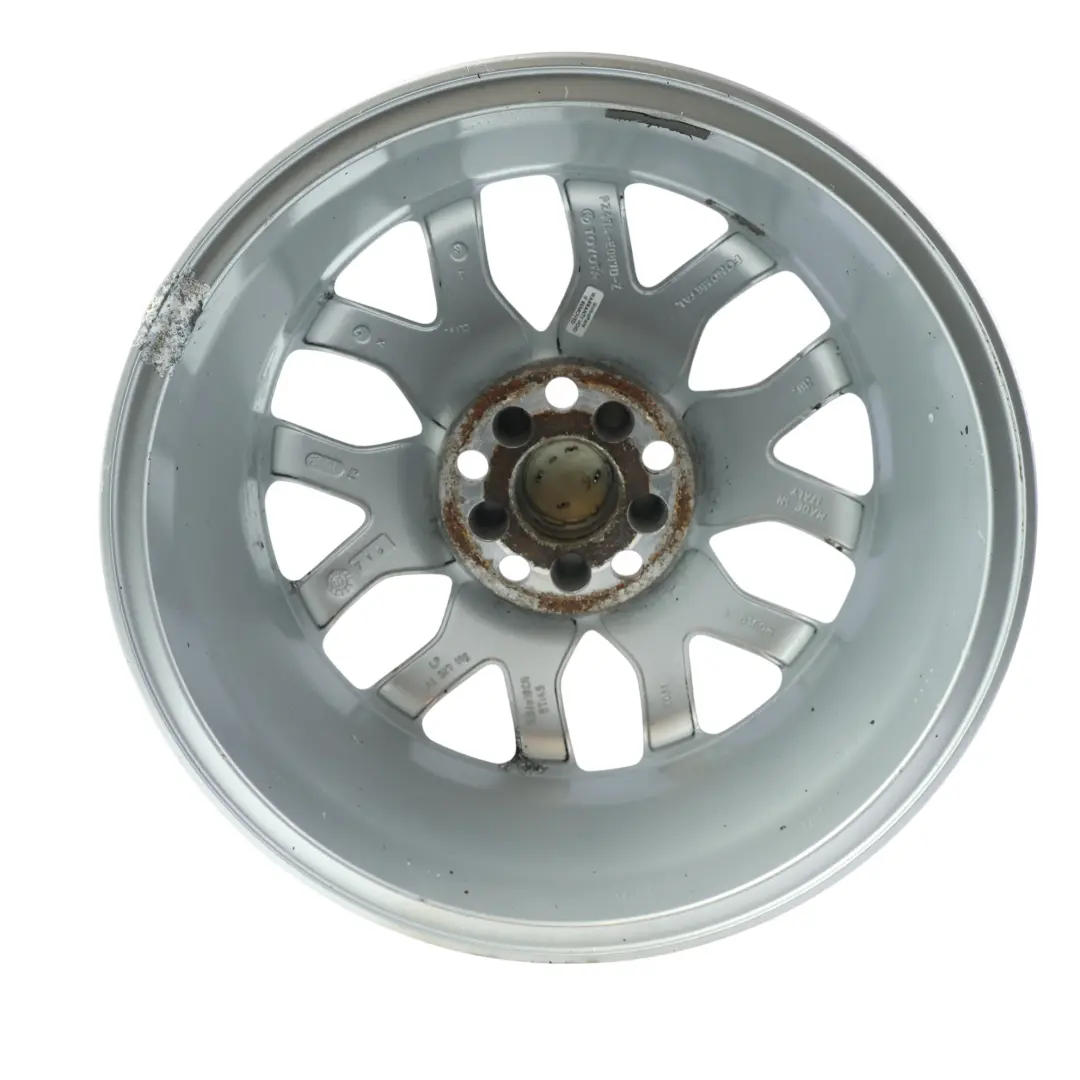 Mk1 Alloy Wheel Rim Silver 16" 6.5J ET:45 to Toyota Auris with Part number PZ474-E067D-Z Toyota Auris Mk1 Alloy Wheel Rim Silver 16" 6.5J ET:45 - SKU PZ474-E067D-Z-3 - Part number PZ474-E067D-Z