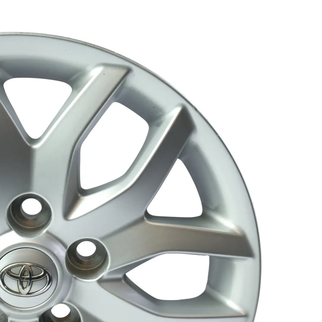 Mk1 Alloy Wheel Rim Silver 16" 6.5J ET:45 to Toyota Auris with Part number PZ474-E067D-Z Toyota Auris Mk1 Alloy Wheel Rim Silver 16" 6.5J ET:45 - SKU PZ474-E067D-Z-3 - Part number PZ474-E067D-Z