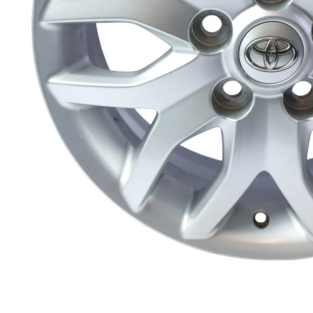 Mk1 Alloy Wheel Rim Silver 16" 6.5J ET:45 to Toyota Auris with Part number PZ474-E067D-Z Toyota Auris Mk1 Alloy Wheel Rim Silver 16" 6.5J ET:45 - SKU PZ474-E067D-Z-3 - Part number PZ474-E067D-Z