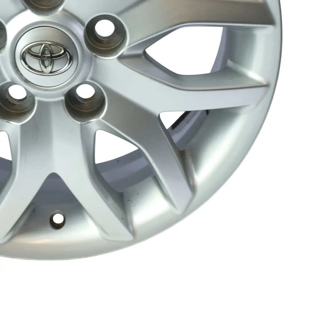 Mk1 Alloy Wheel Rim Silver 16" 6.5J ET:45 to Toyota Auris with Part number PZ474-E067D-Z Toyota Auris Mk1 Alloy Wheel Rim Silver 16" 6.5J ET:45 - SKU PZ474-E067D-Z-3 - Part number PZ474-E067D-Z