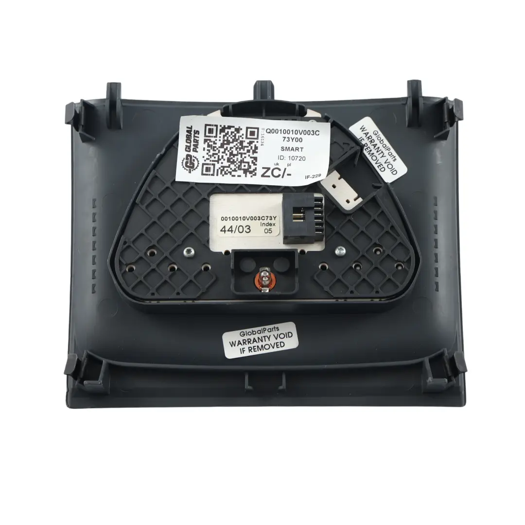 Smart W452 Centre Console Island Switch Control Panel Cover 0010010V003C73Y - SKU Q0010010V003C73Y00 - Part number Q0010010V003C73Y00