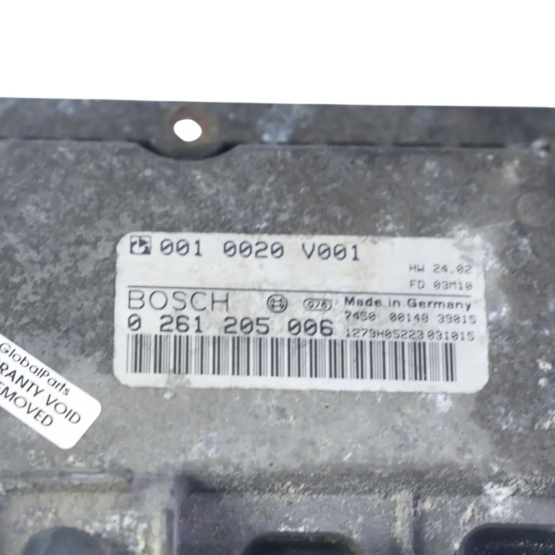 Smart W452 Roadster M160.922 0.7 82HP Engine ECU Automatic - SKU Q0010020V001-2 - Part number Q0010020V001