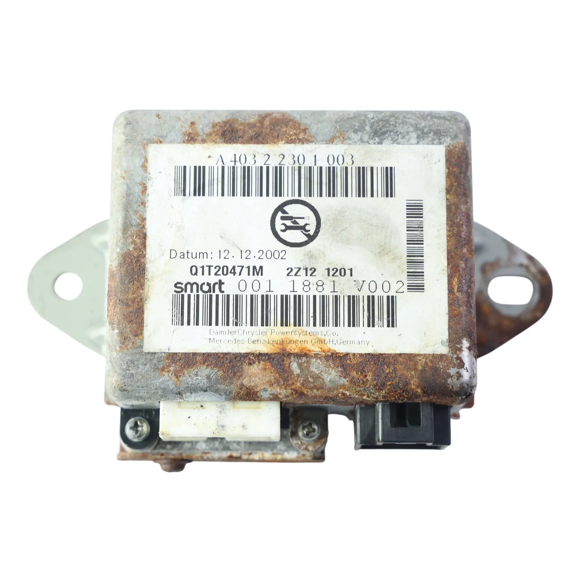 Smart Roadster W452 Electronic Power Steering EPS Control Unit Q0011881V002