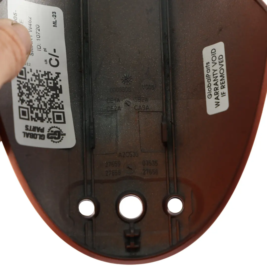 Smart Roadster W452 Cover Panel Trim Orange - SKU 0008808V005-ORANGE - Part number 0008808V005