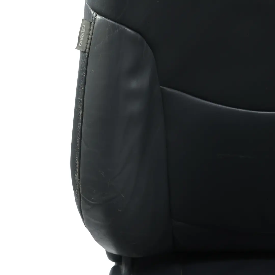 Mini Cooper One R50 R53 Seats Seat Interior Panther Black Leather Gravity SET - SKU R53-SEATS-SET-LEATHER-GRAVITY-PANTHER-T6PN - Part number R53-SEATS-SET-LEATHER-GRAVITY-PANTHER-T6PN