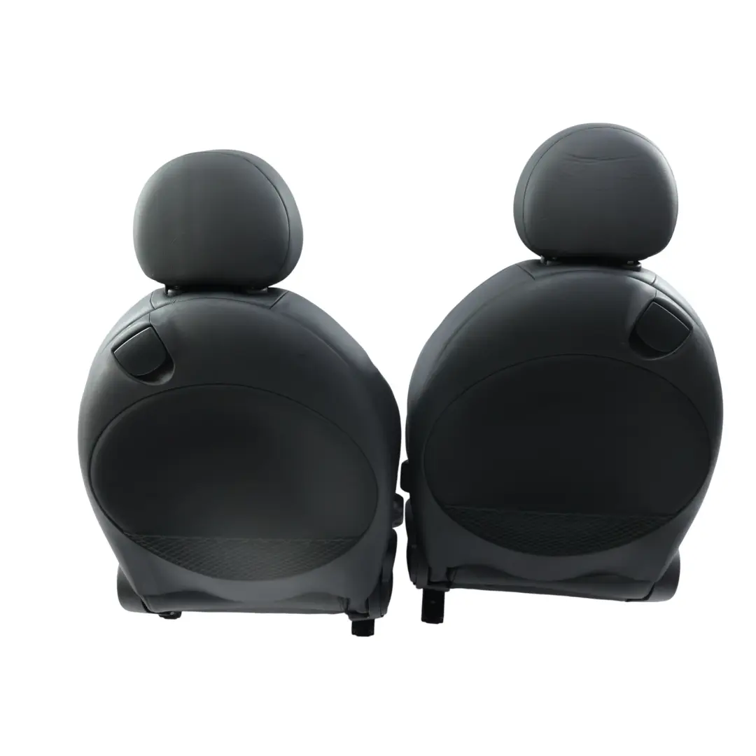 Mini Cooper One R56 Front Rear Sport Full Leather Seats Heated Set Black - SKU R56-SEATS-SPORT-LEATHER-SET-T8E1-1 - Part number R56-SEATS-SPORT-LEATHER-SET-T8E1