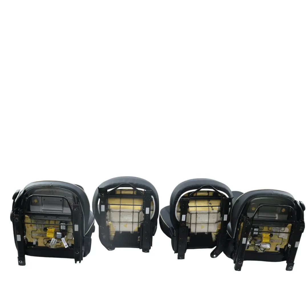 Mini R60 Countryman Sport Heated Black Leather Lounge Interior Seats - SKU R60-SPORT-HEATED-BLACK-LEATHER-SEATS-SET-T9E1-2 - Part number R60-SPORT-HEATED-BLACK-LEATHER-SEATS-SET-T9E1