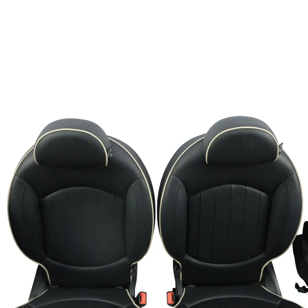 Mini R60 Countryman Sport Beheizte Schwarz Leder Lounge Innenraum Sitze - SKU R60-SPORT-HEATED-BLACK-LEATHER-SEATS-SET-T9E1-2 - Teilenummer R60-SPORT-HEATED-BLACK-LEATHER-SEATS-SET-T9E1