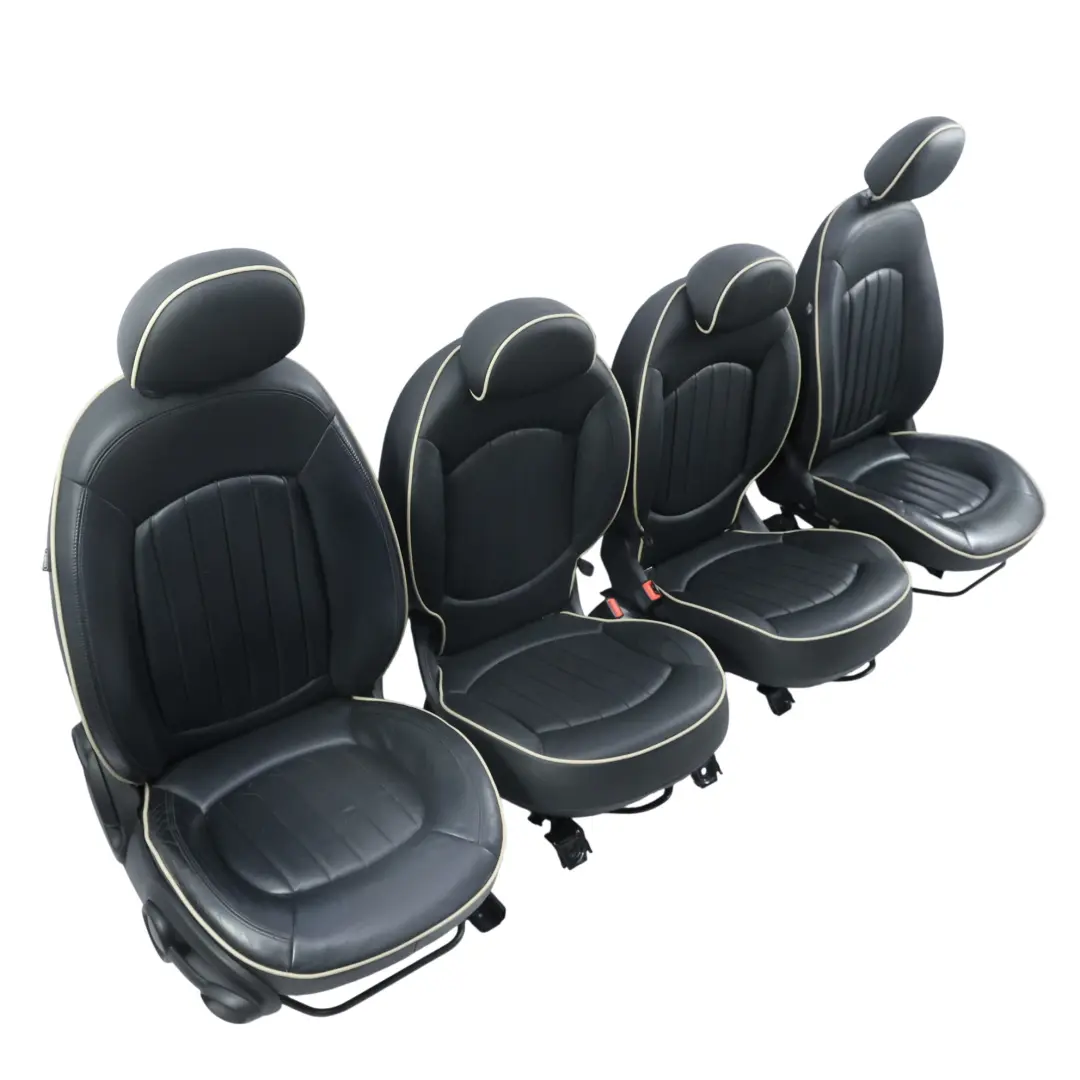 Heated Black Leather Lounge Interior Seats to Mini R60 Countryman Sport with Part number R60-SPORT-HEATED-BLACK-LEATHER-SEATS-SET-T9E1 Mini R60 Countryman Sport Heated Black Leather Lounge Interior Seats - SKU R60-SPORT-HEATED-BLACK-LEATHER-SEATS-SET-T9E1-2 - Part number R60-SPORT-HEATED-BLACK-LEATHER-SEATS-SET-T9E1