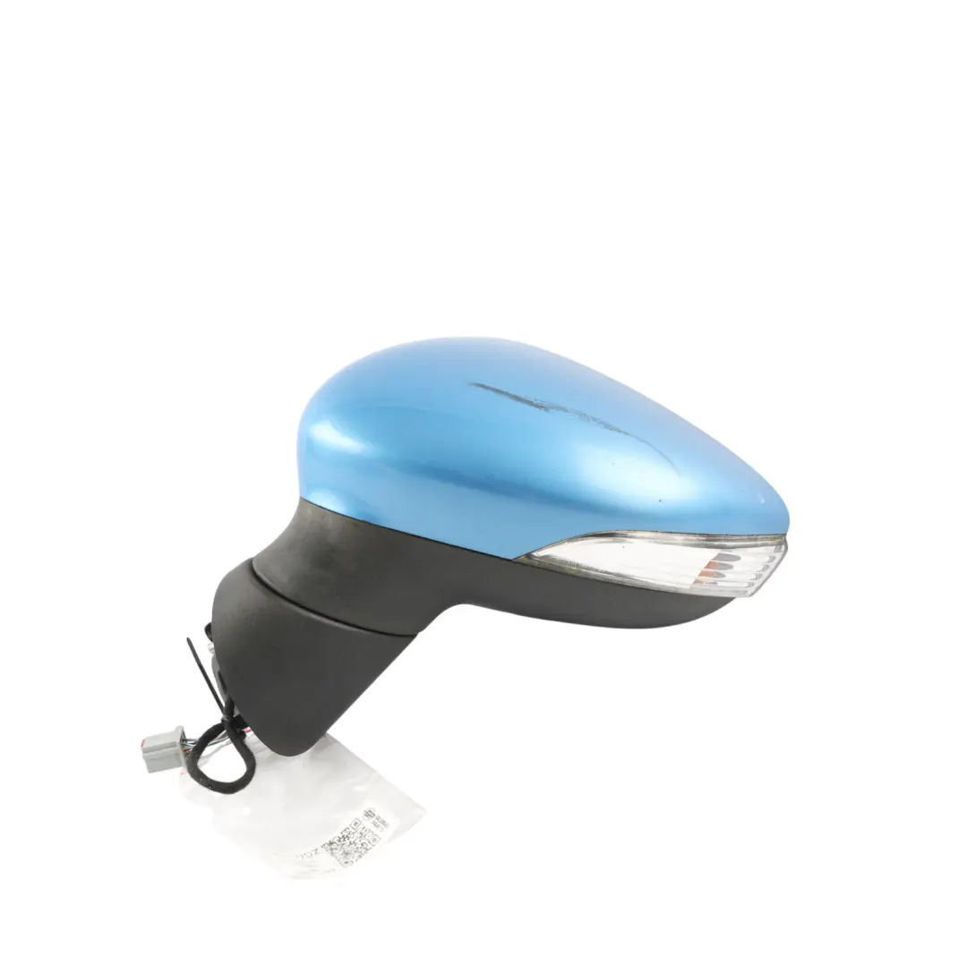 Ford Fiesta Mk7 Door Wing Mirror Electric Heated Left N/S Vision Blue - 689 - SKU RHD-1753804-VBL - Part number 1753804