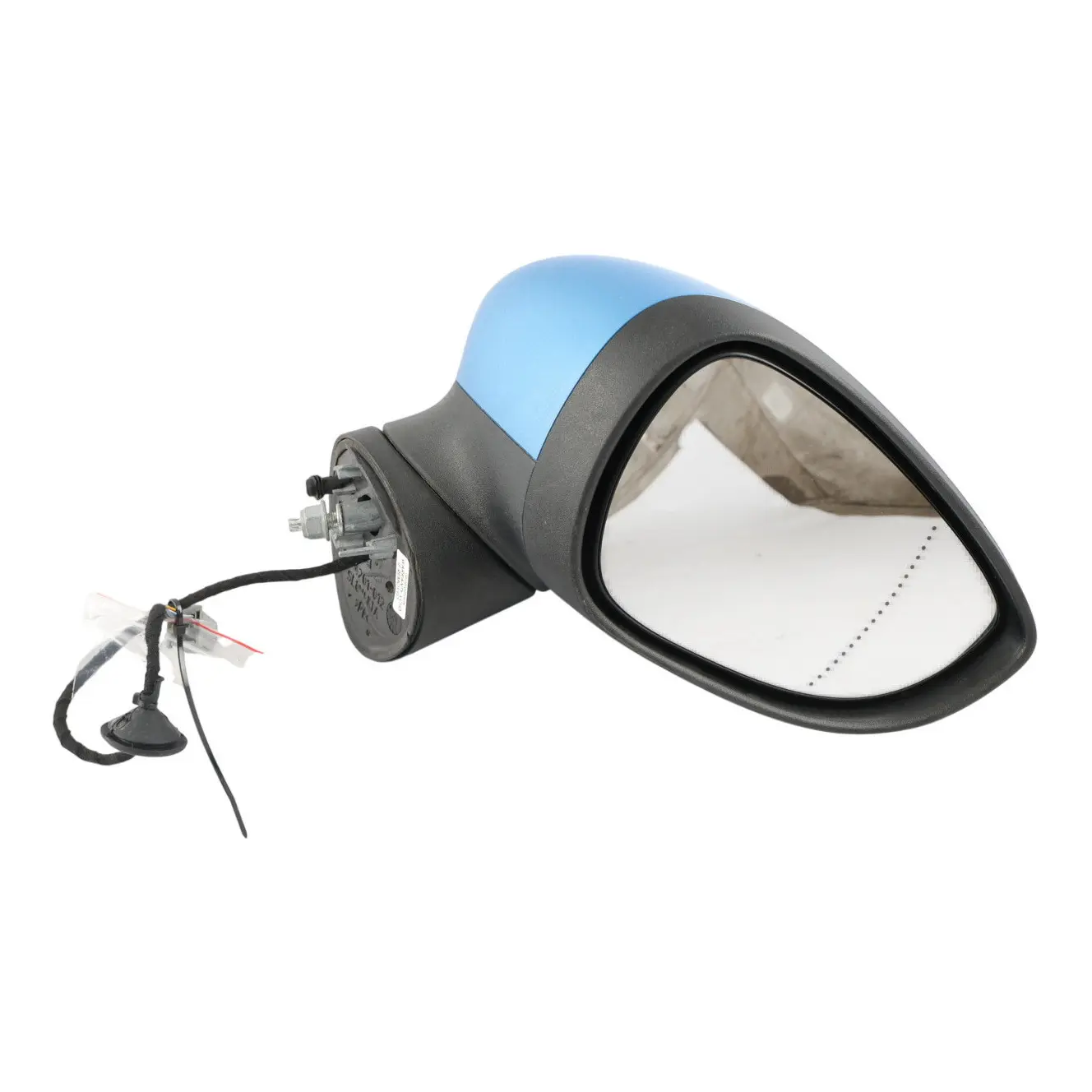 Ford Fiesta Mk7 Door Wing Mirror Electric Heated Right O/S Blue