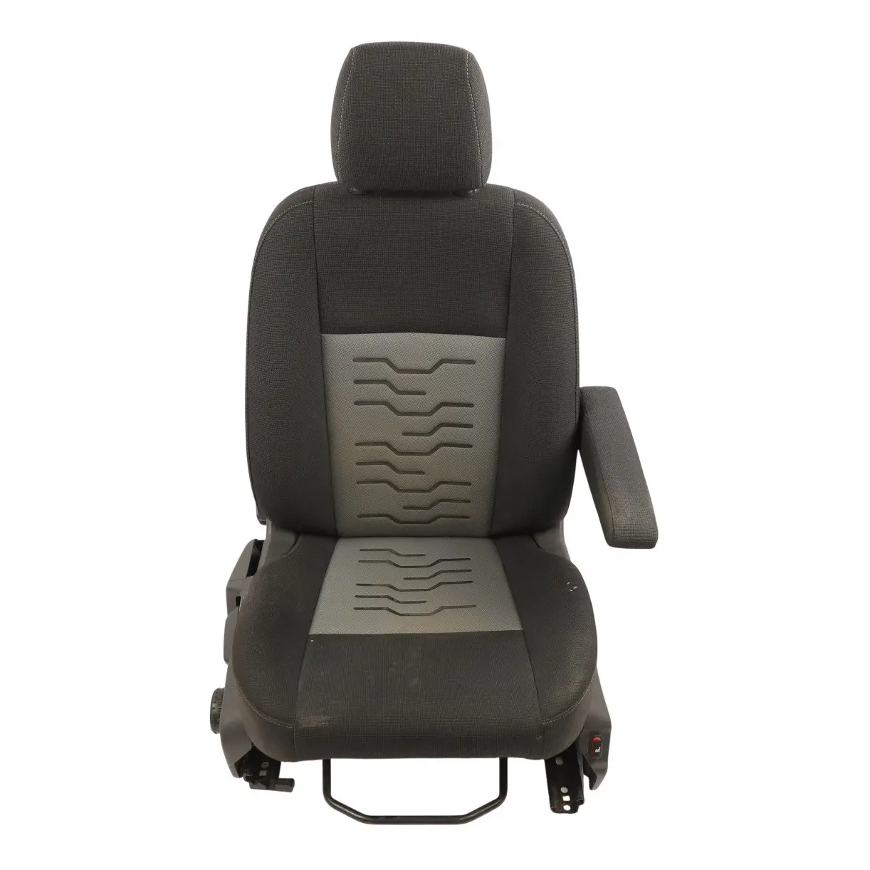 Ford Transit Custom Front Seat Heated Right O/S Cloth Fabric Ecko Black